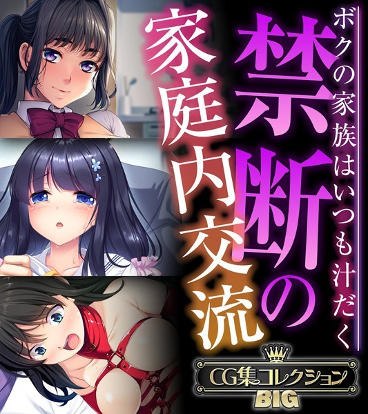 【エロ漫画】禁断の家庭内交流 〜ボクの家族はいつも汁だく〜【CG集コレクションBIG】